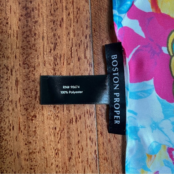 Boston Proper Printed Scarf - Picture 4 of 5